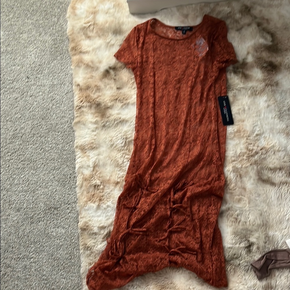 One Clothing Terracotta Maxi Dress